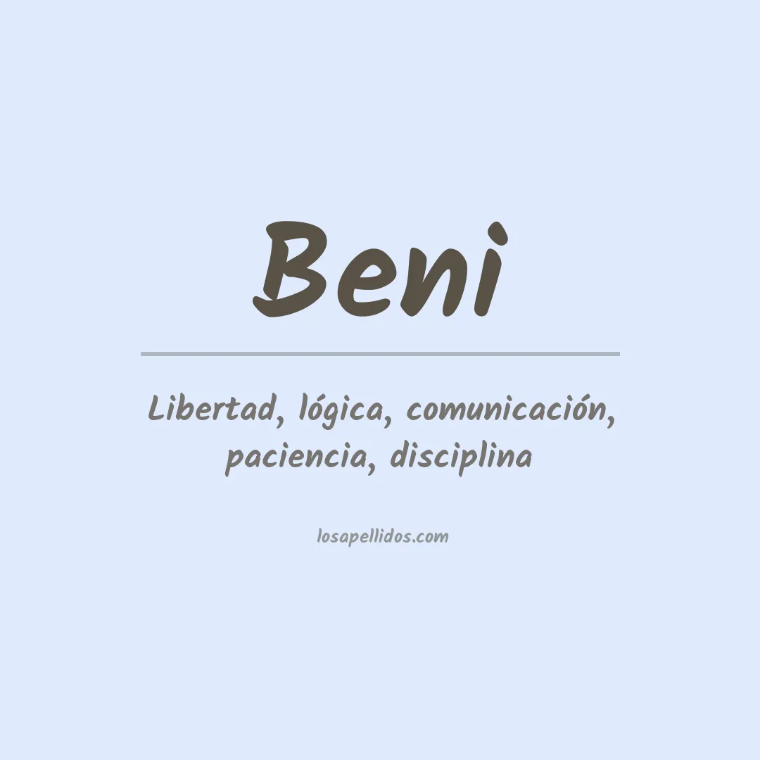 Apellido Beni