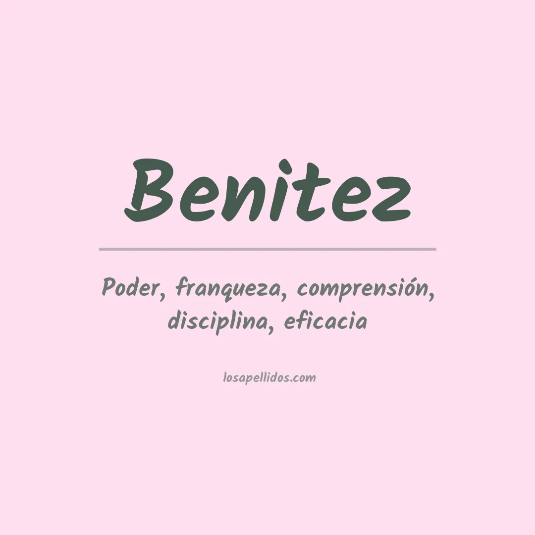 Apellido Benítez