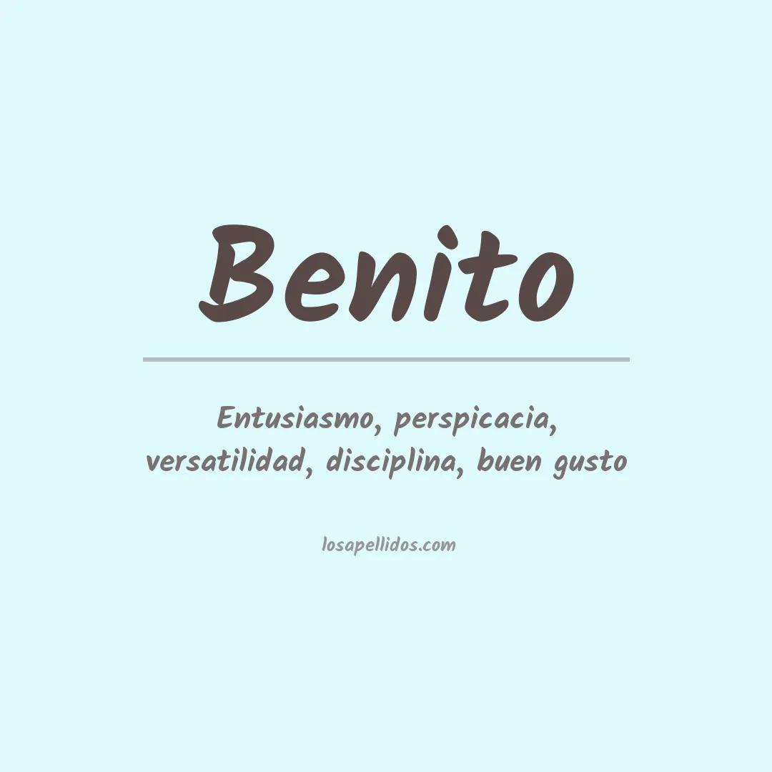 Apellido Benito