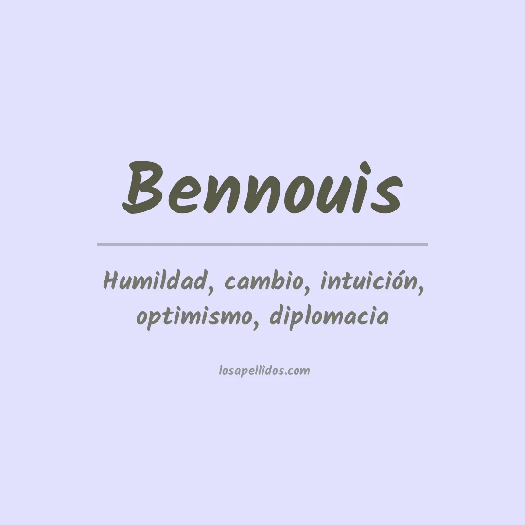 Apellido Bennouis