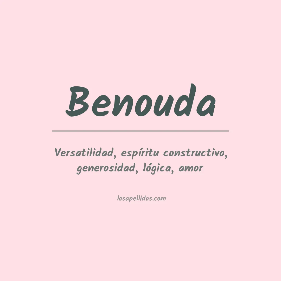 Apellido Benouda