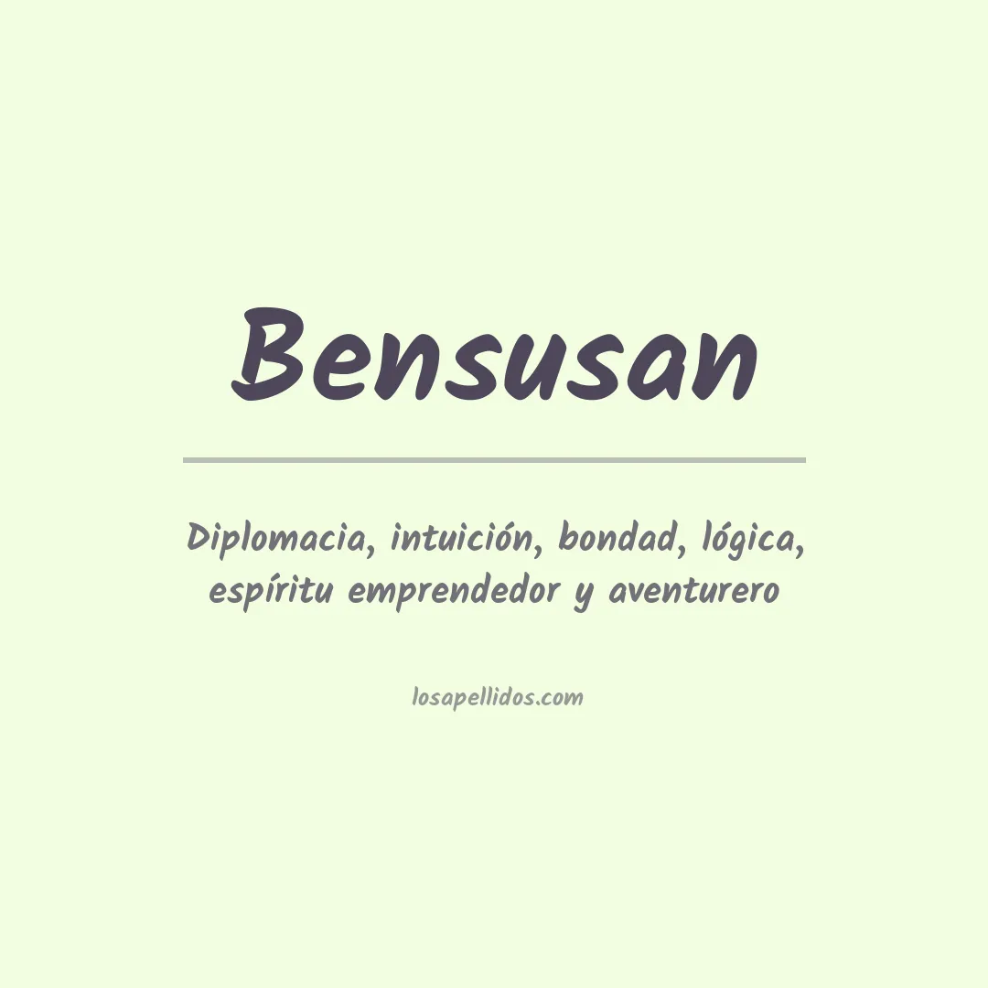 Apellido Bensusan