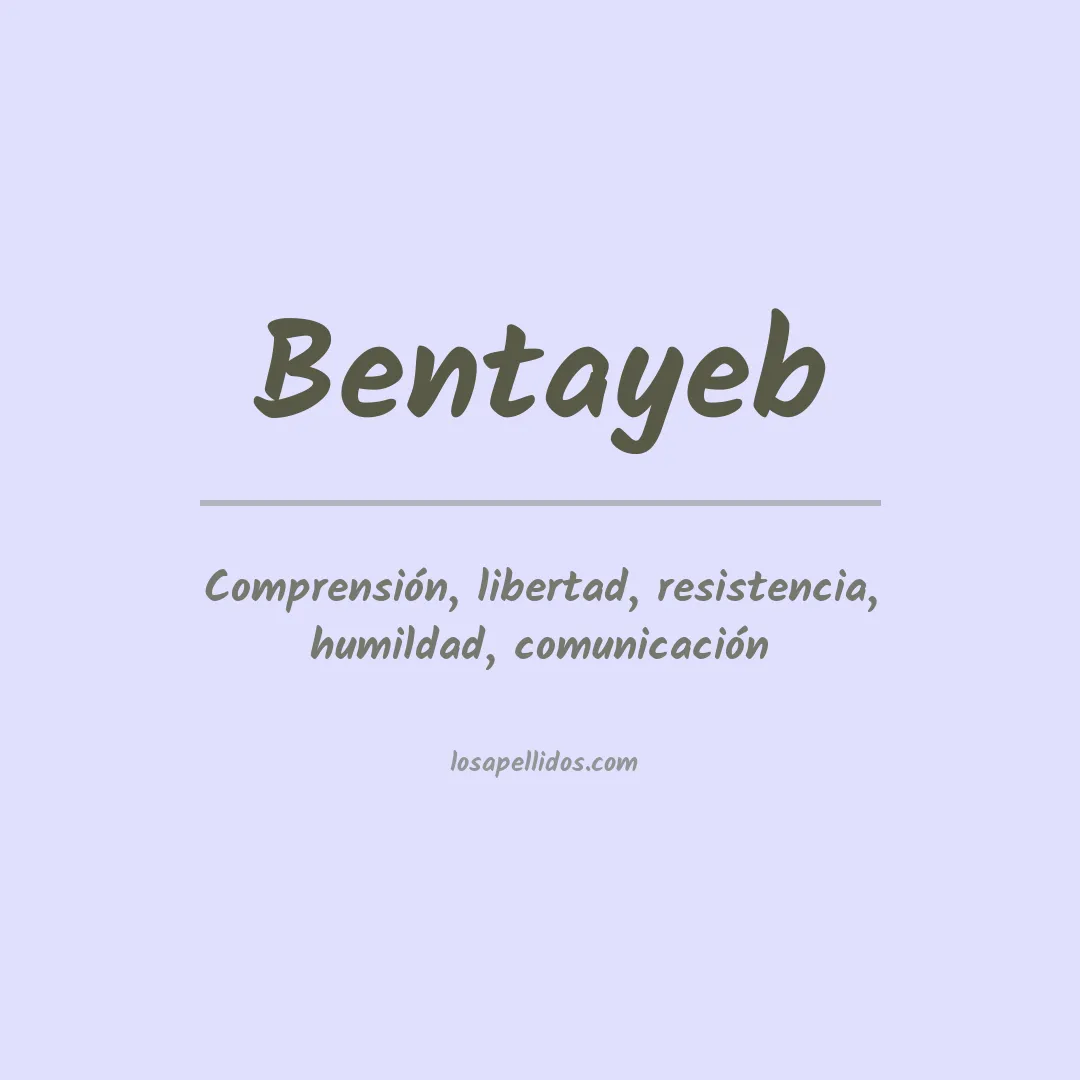 Apellido Bentayeb