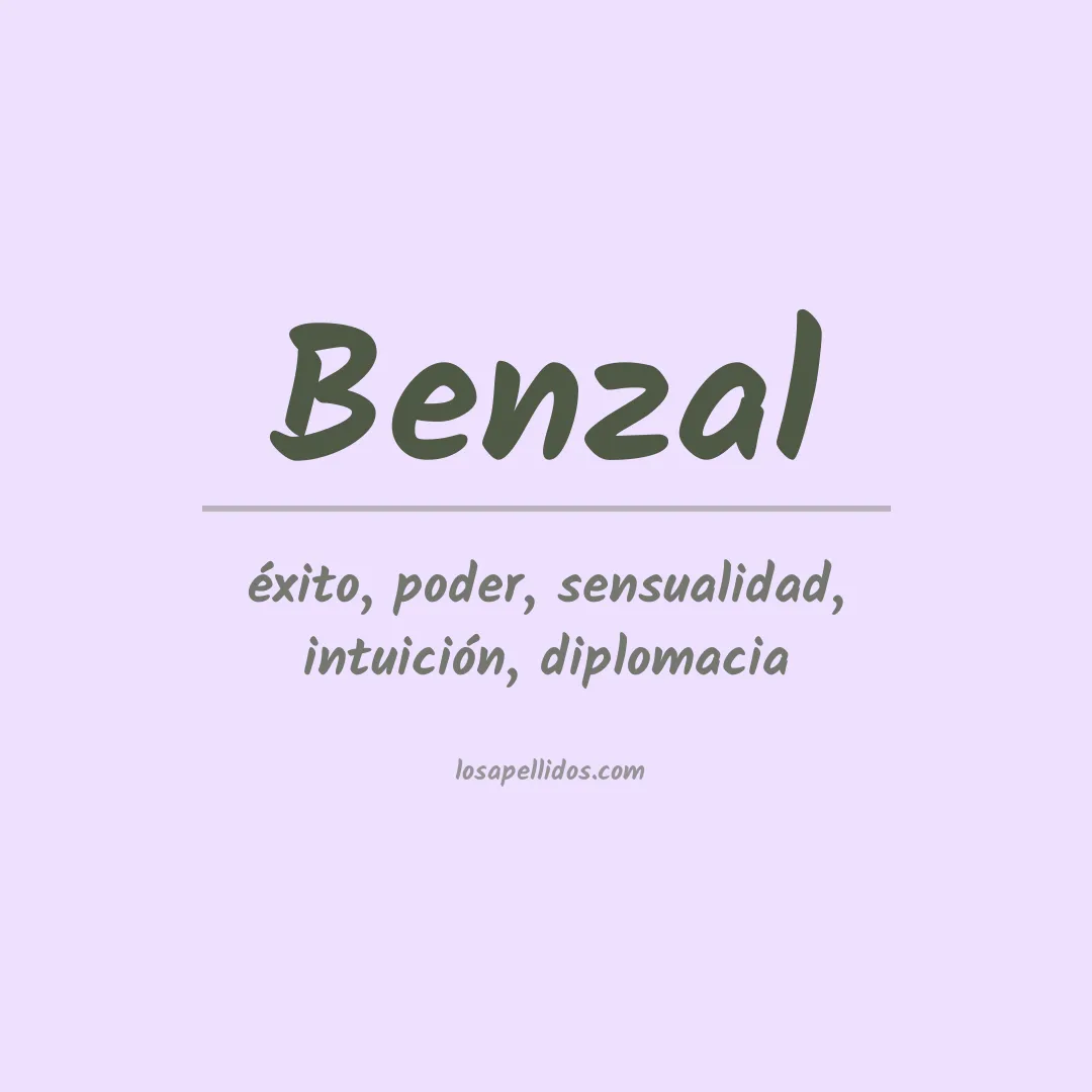 Apellido Benzal