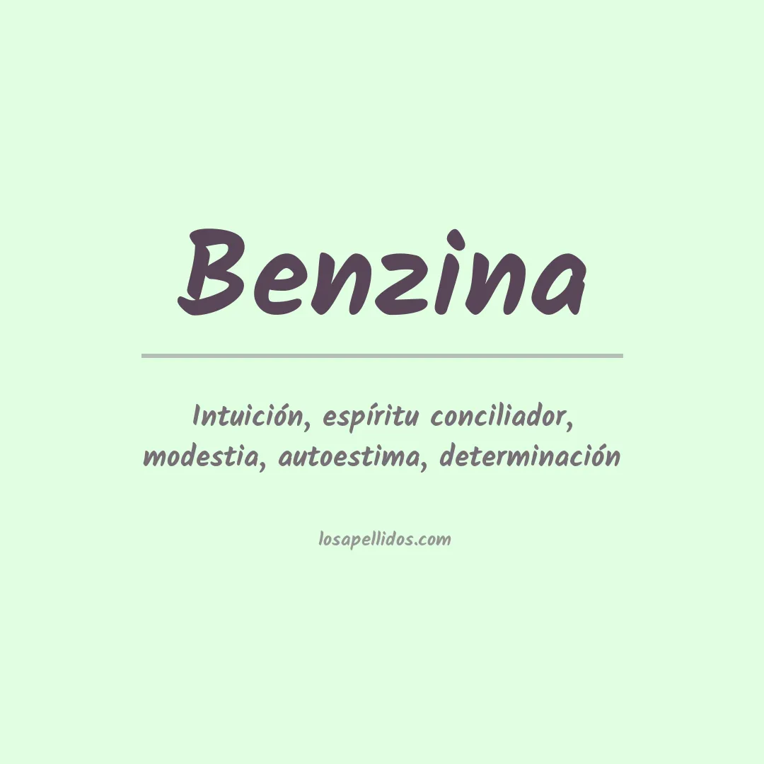 Apellido Benzina