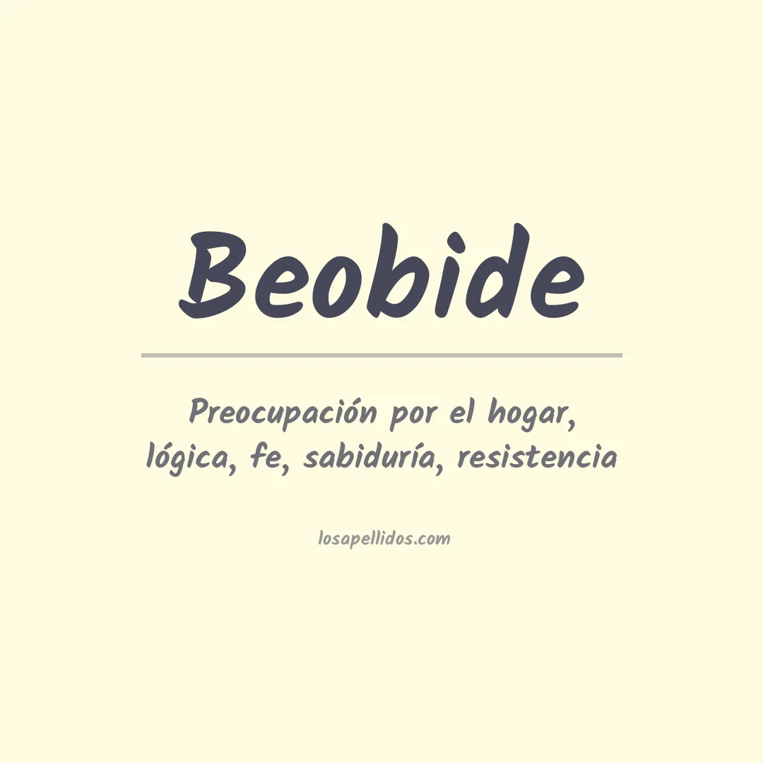 Apellido Beobide