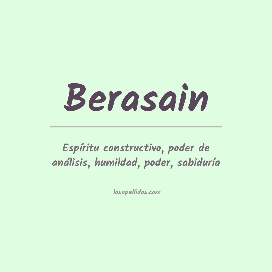 Apellido Berasain