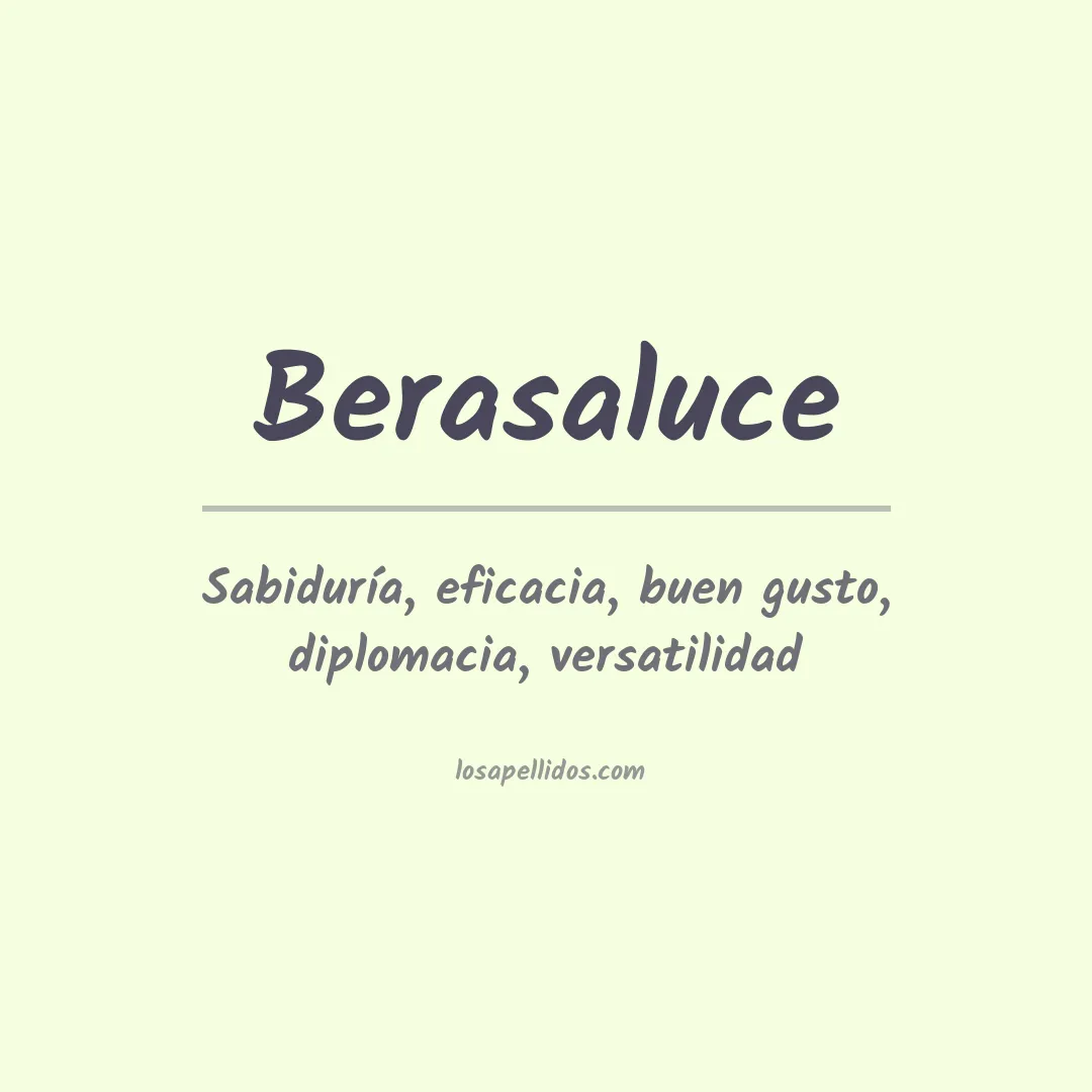 Apellido Berasaluce