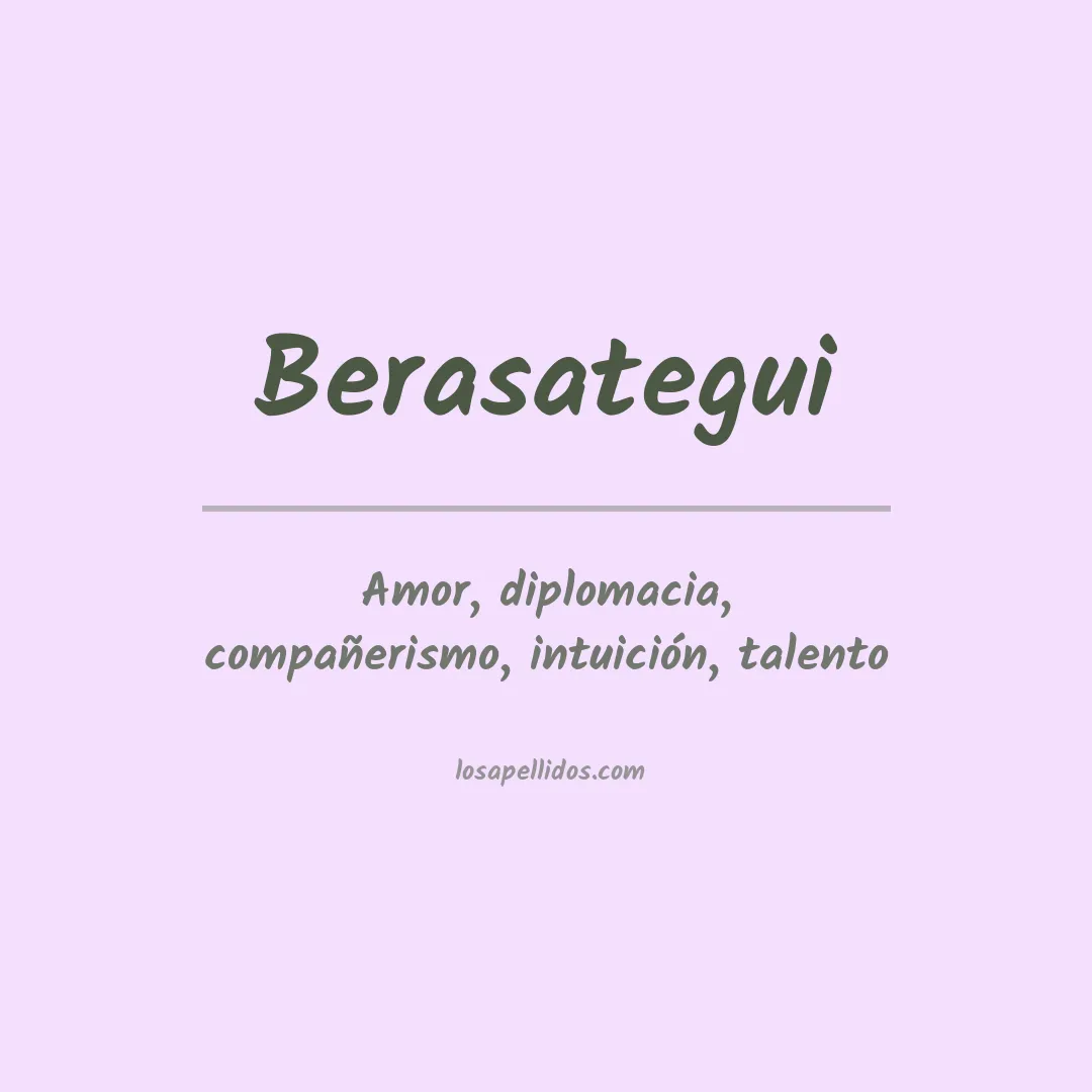 Apellido Berasategui