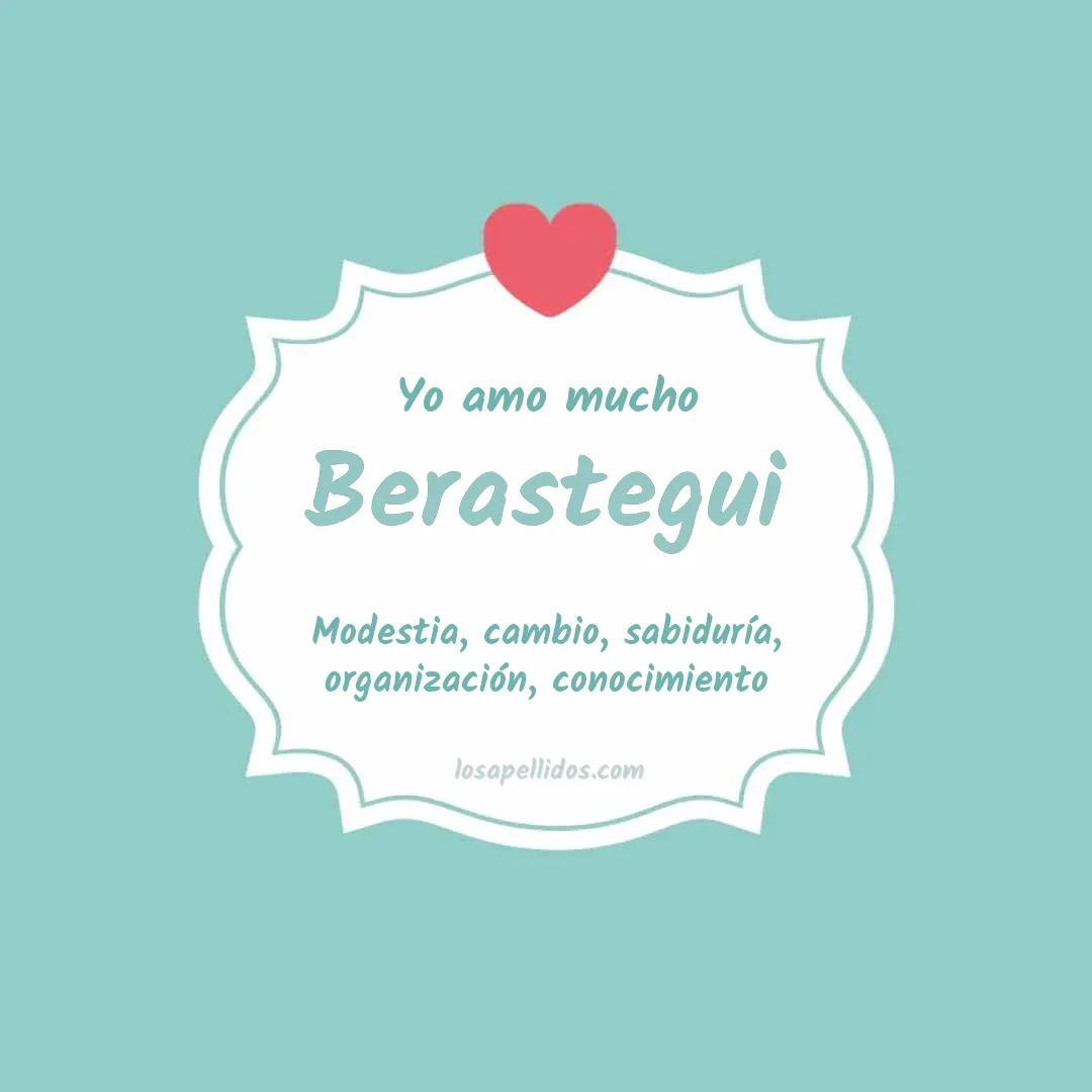 Yo amo mucho Berastegui