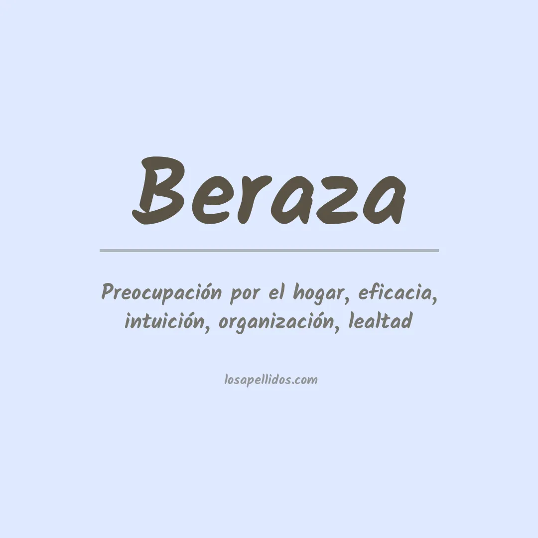 Apellido Beraza