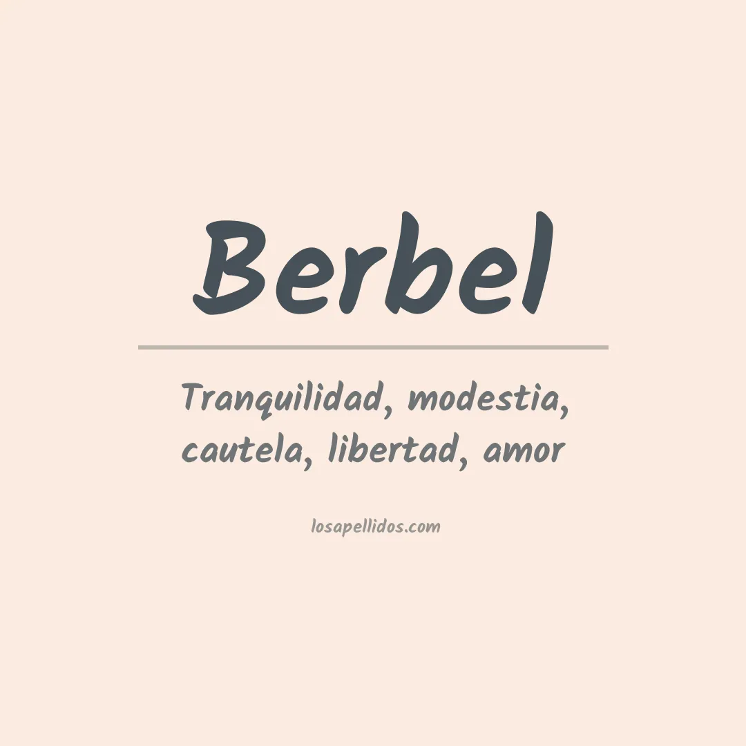 Apellido Berbel
