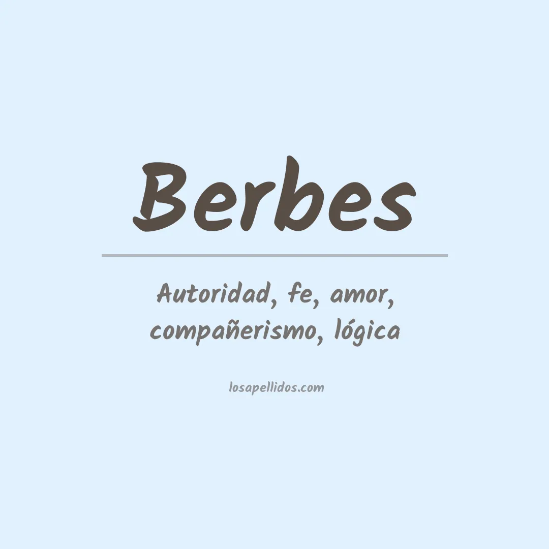 Apellido Berbes