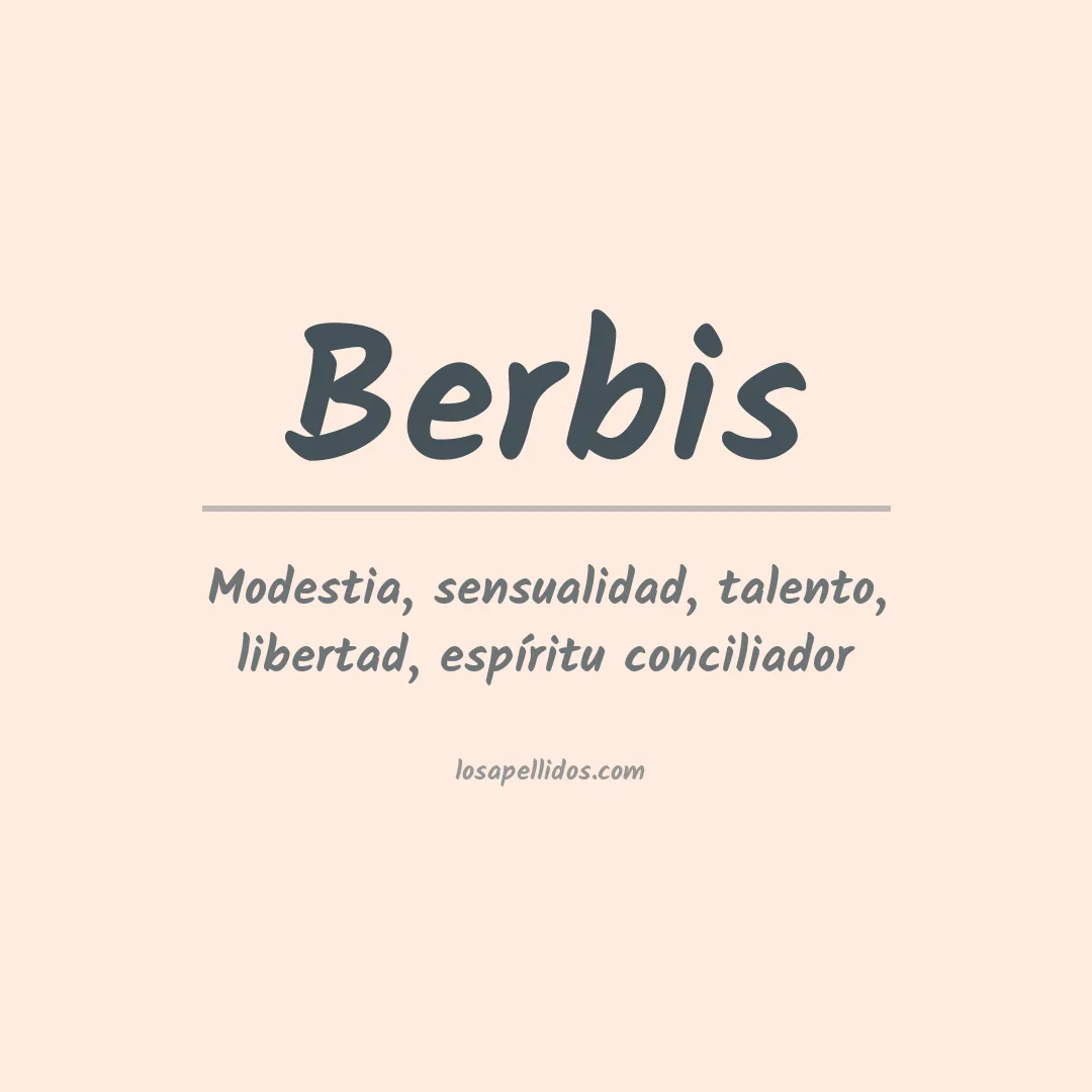 Apellido Berbis