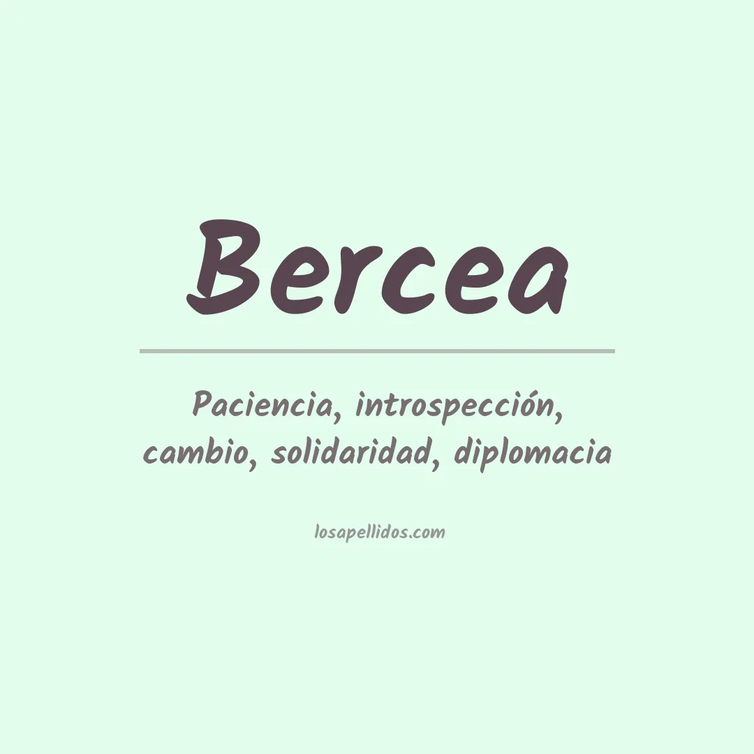 Apellido Bercea