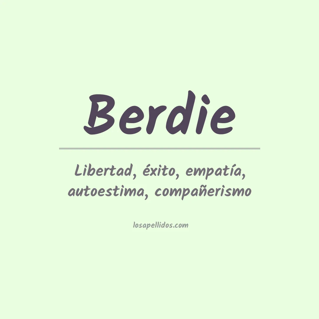 Apellido Berdie