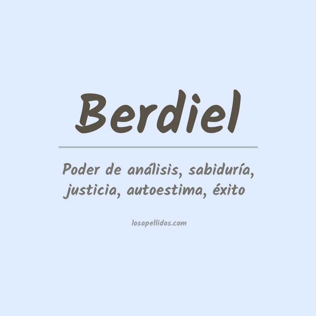 Apellido Berdiel
