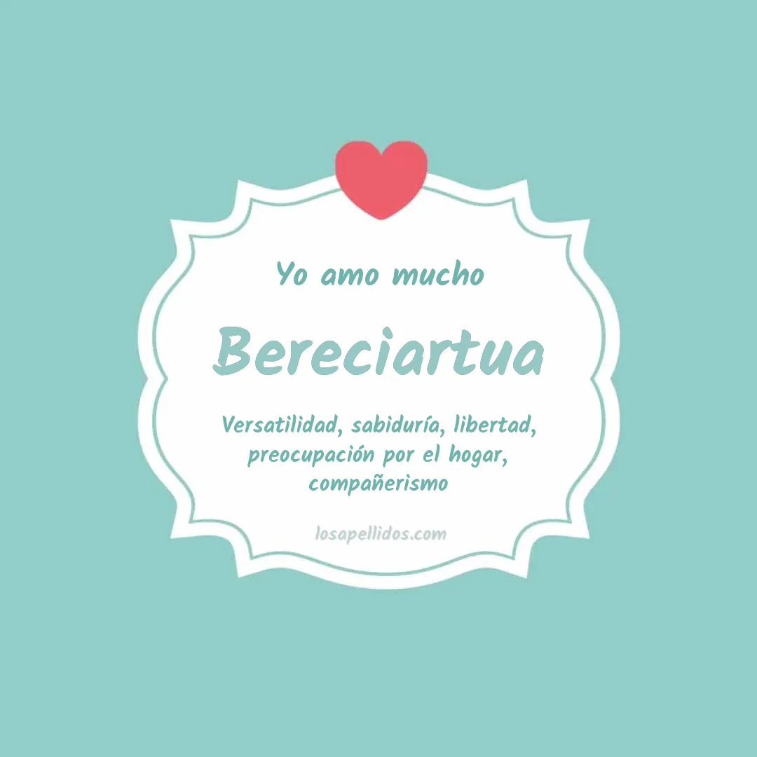 Yo amo mucho Bereciartua