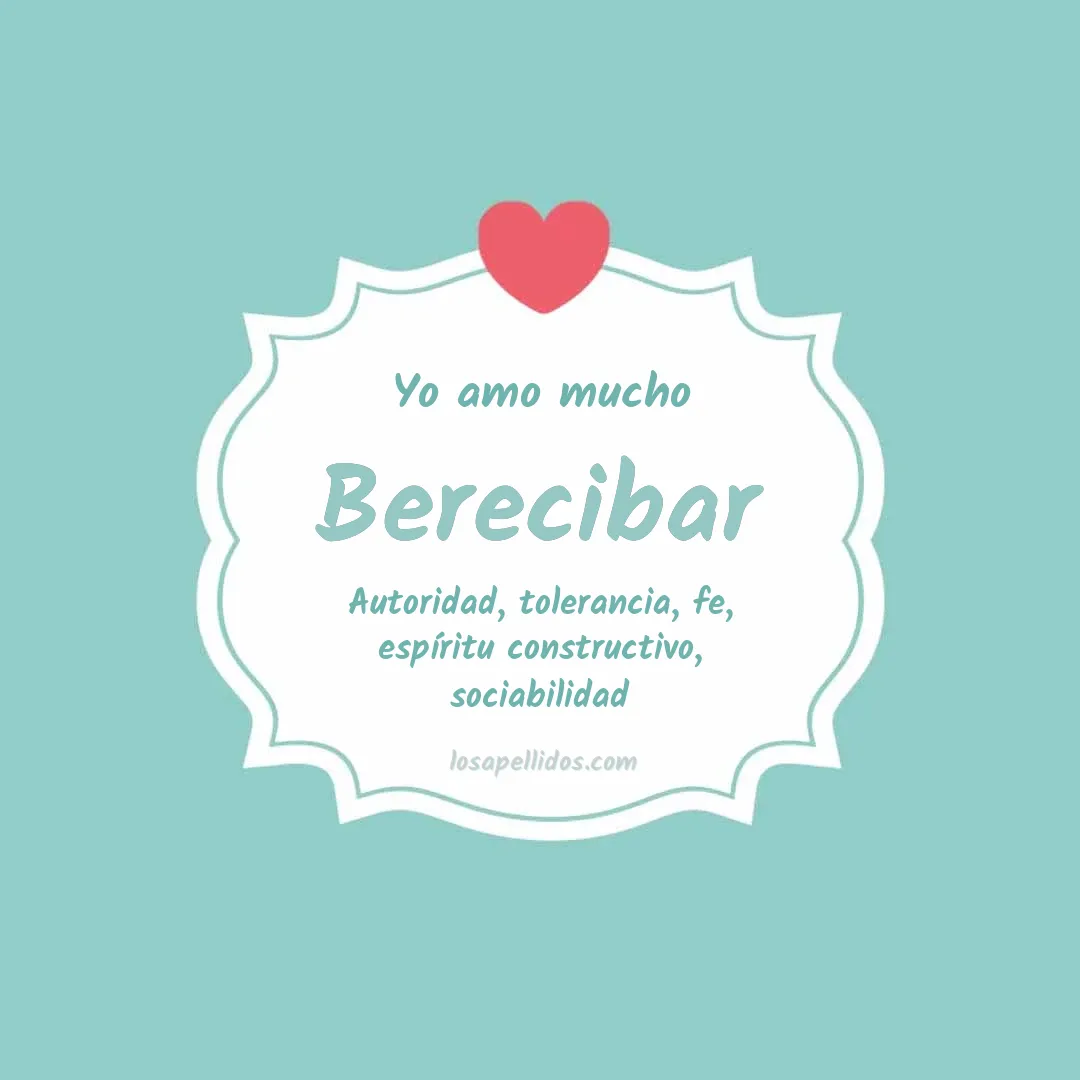 Yo amo mucho Berecibar