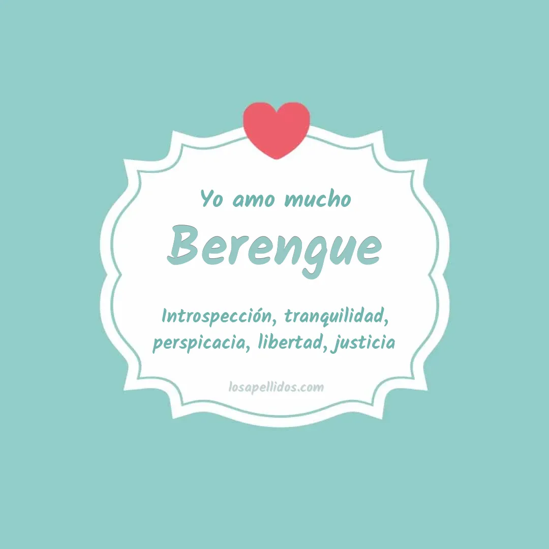 Yo amo mucho Berengue