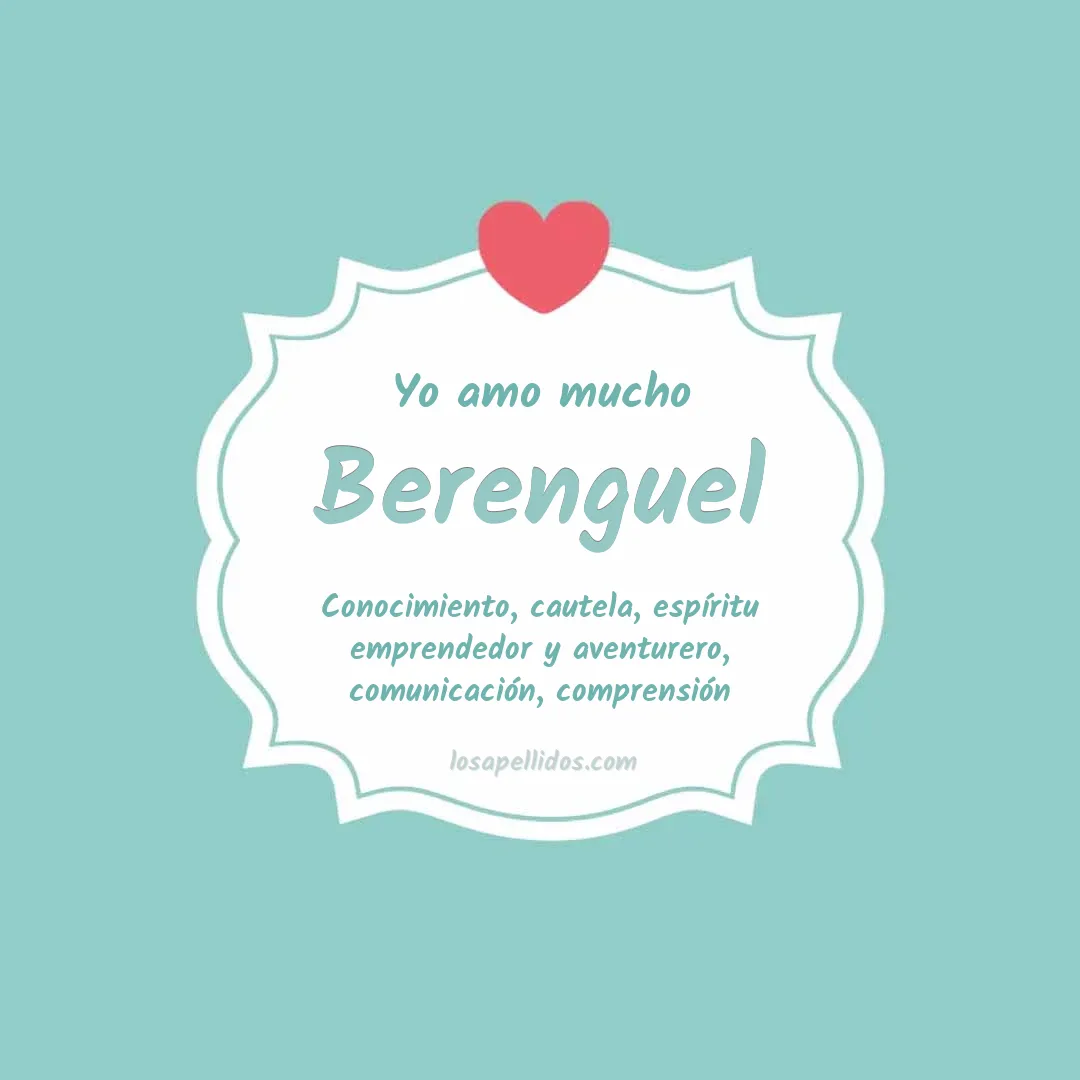Yo amo mucho Berenguel
