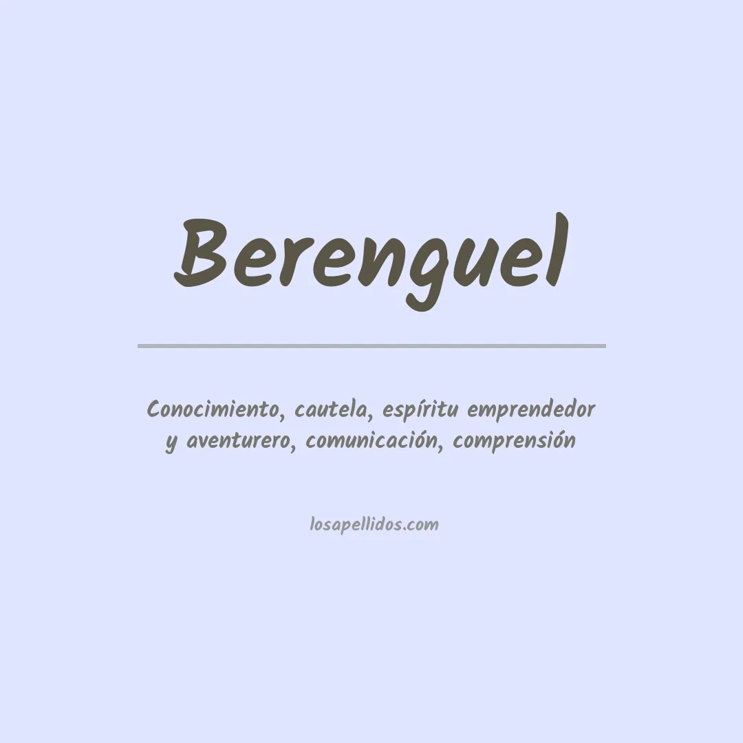 Apellido Berenguel