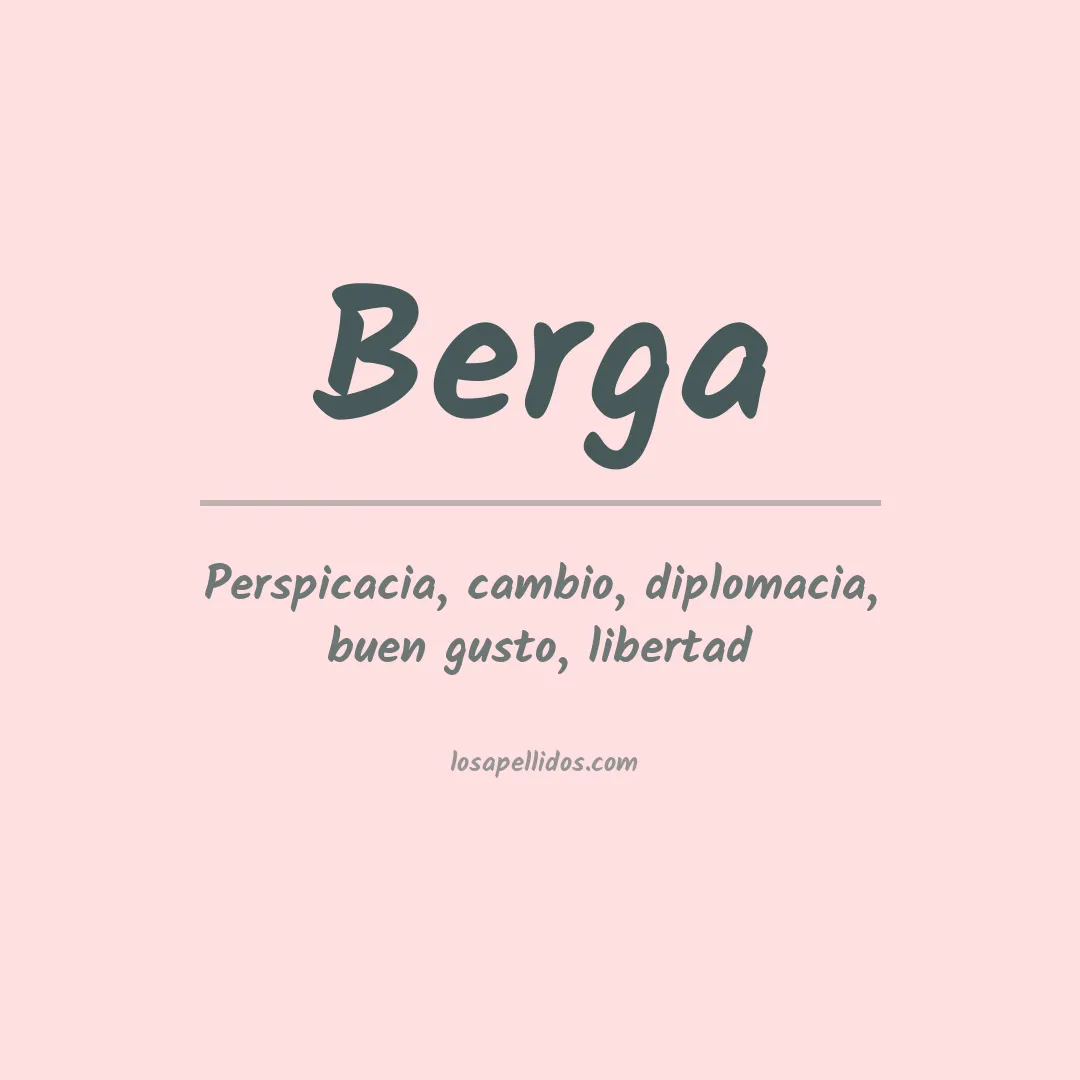 Apellido Berga