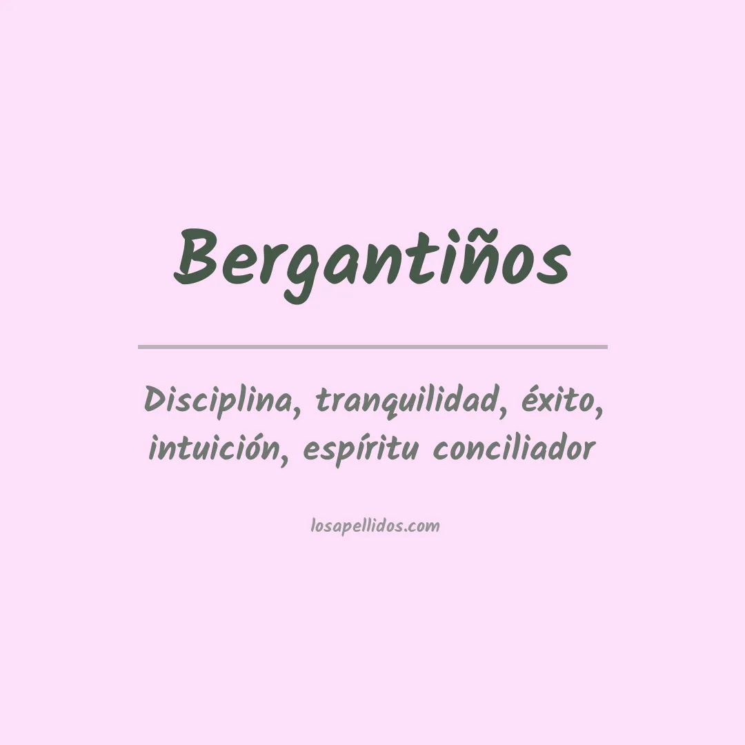 Apellido Bergantiños