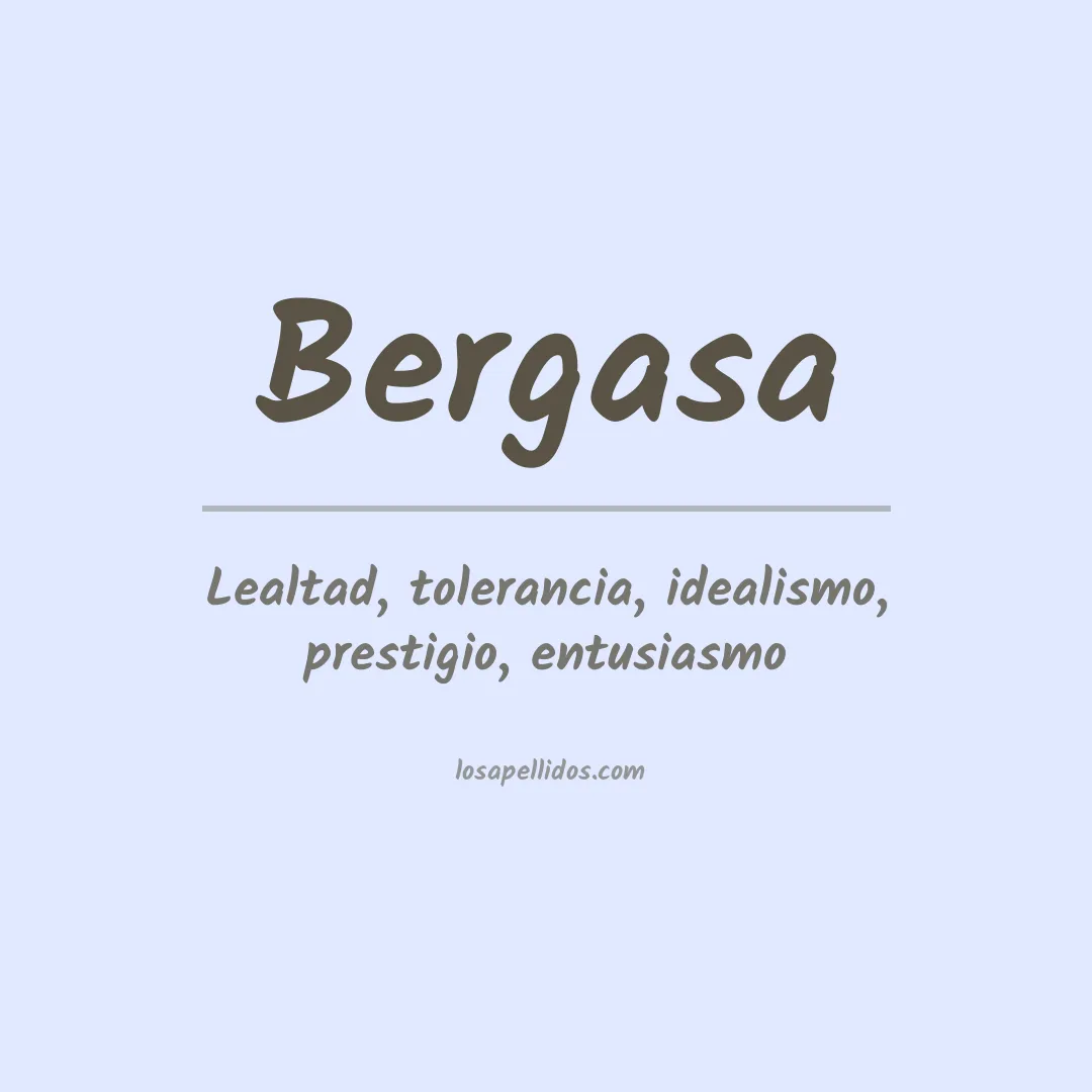 Apellido Bergasa