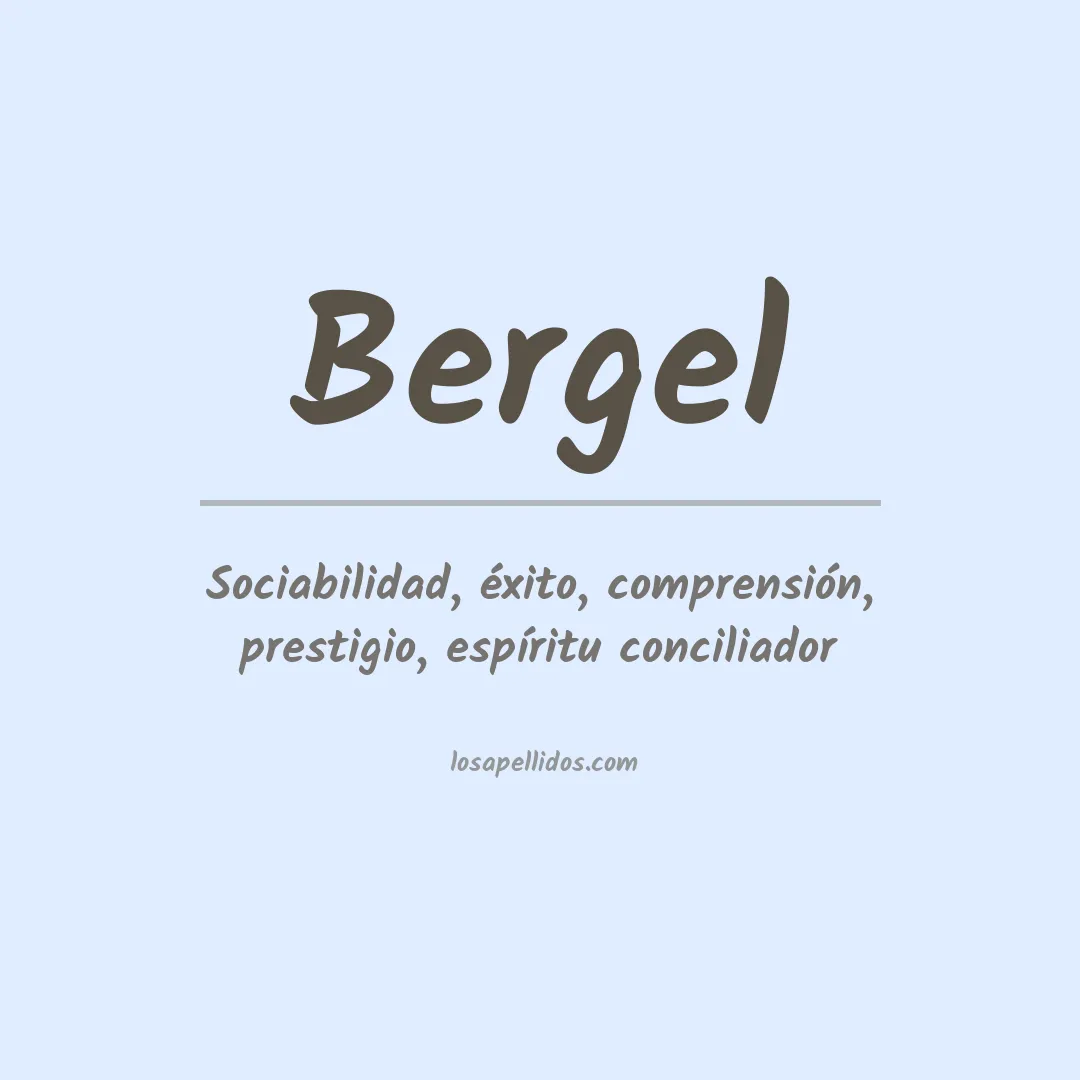 Apellido Bergel
