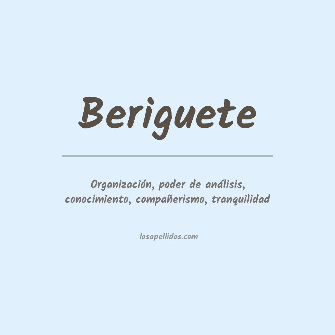 Apellido Beriguete
