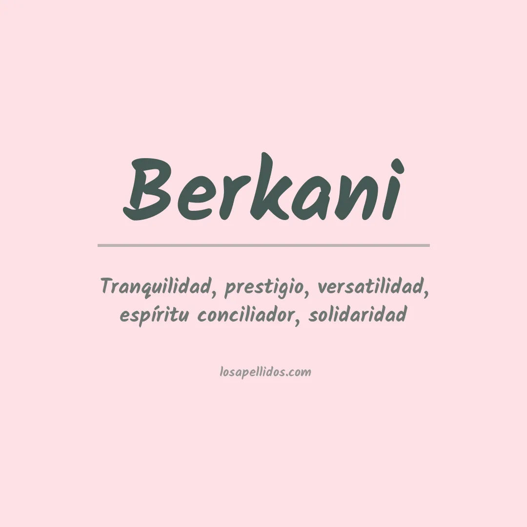 Apellido Berkani