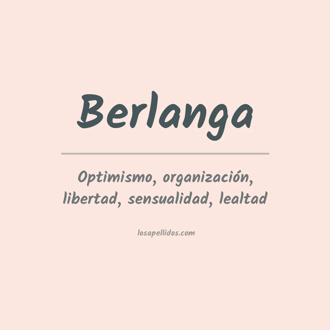 Apellido Berlanga