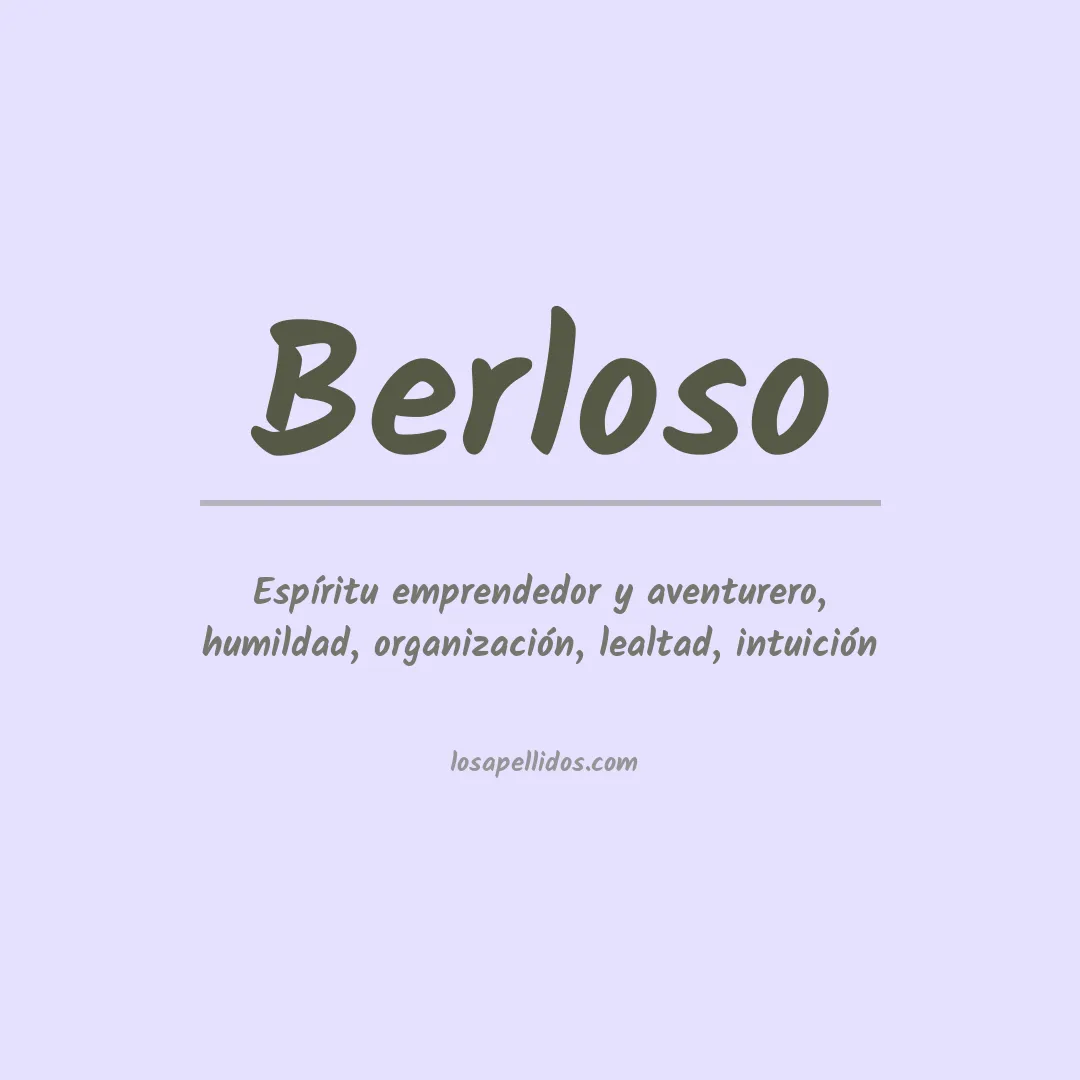 Apellido Berloso