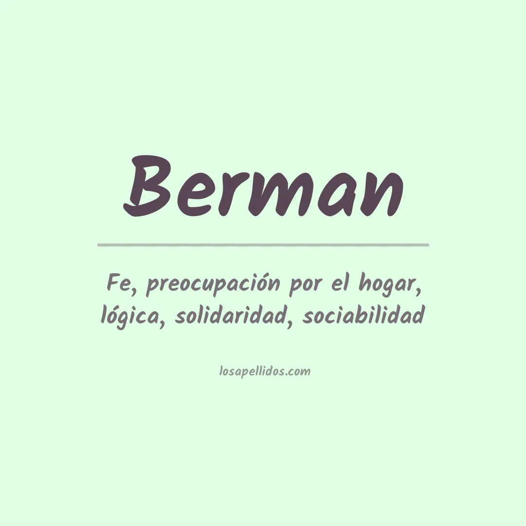 Apellido Berman
