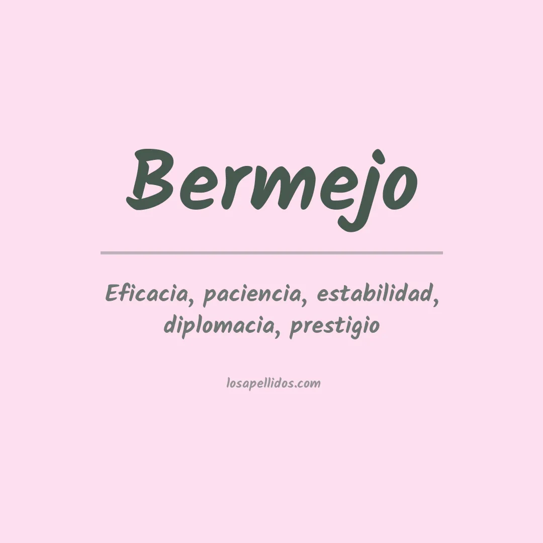 Apellido Bermejo