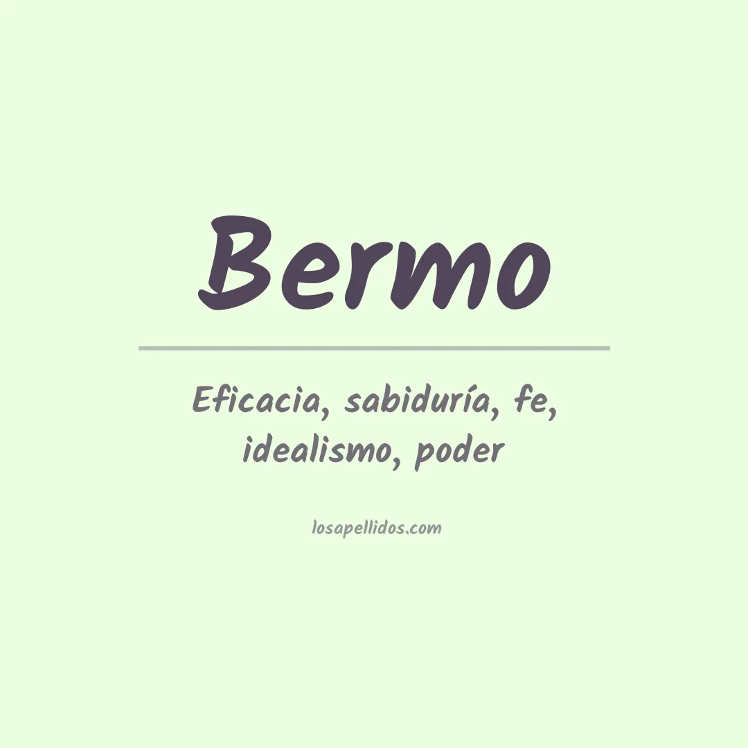 Apellido Bermo