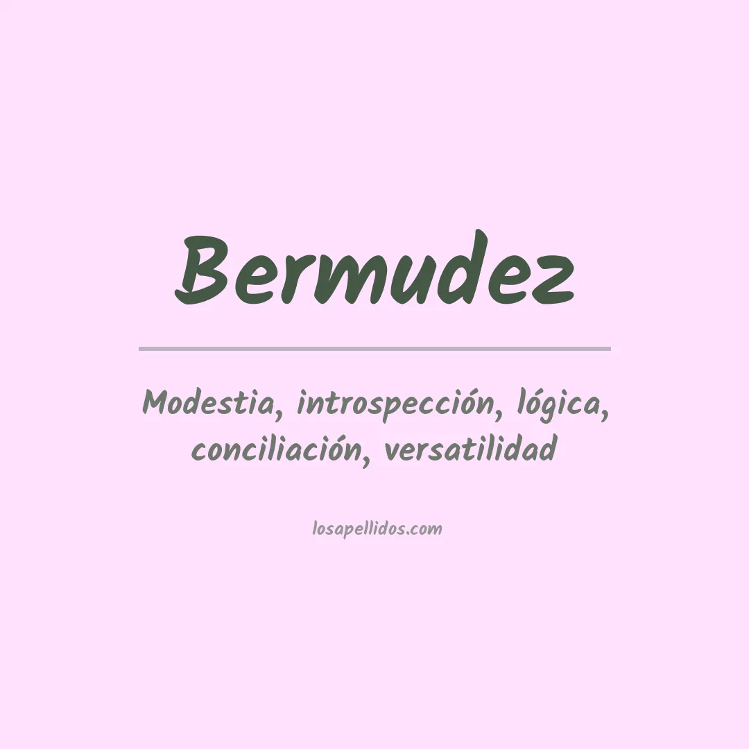 Apellido Bermúdez