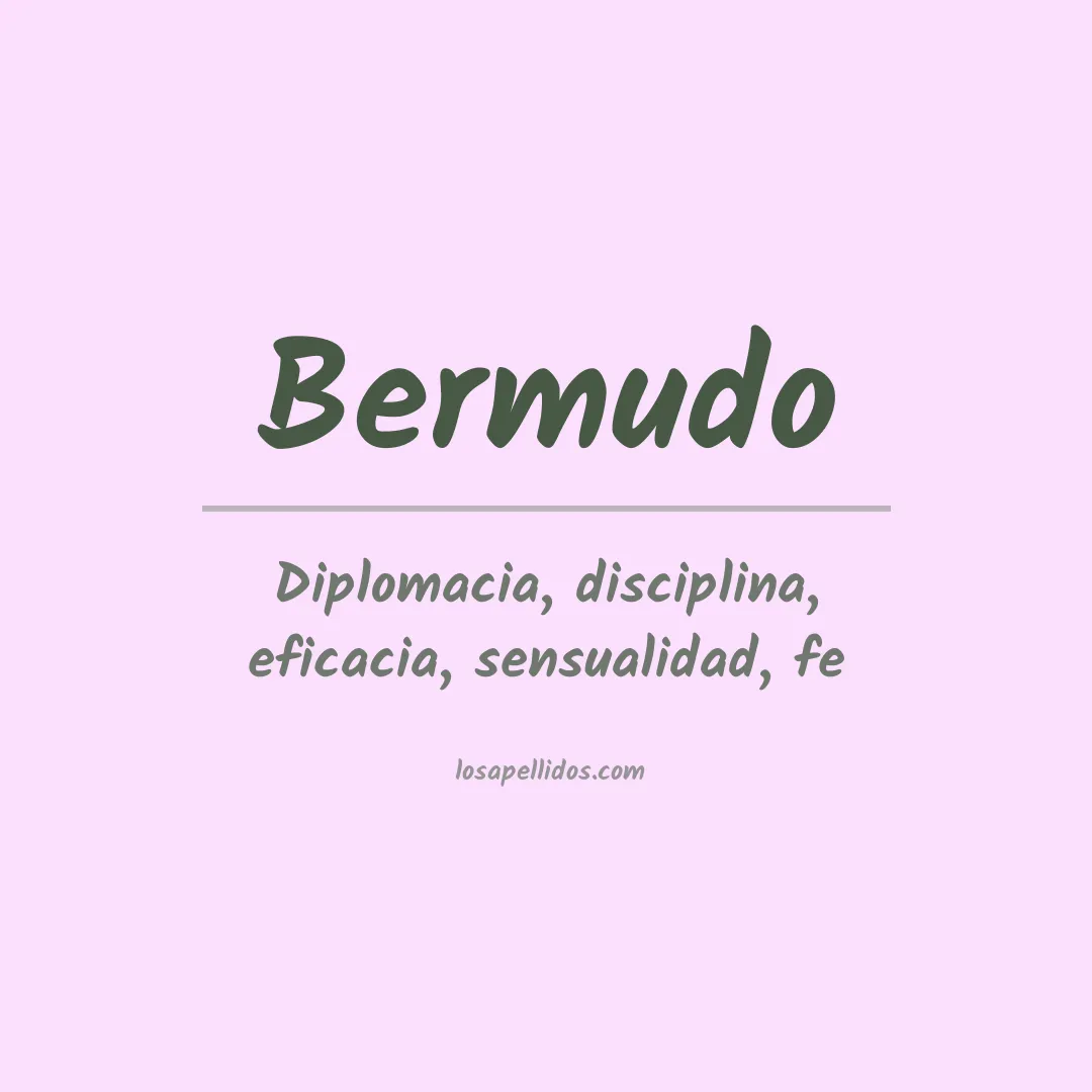 Apellido Bermudo