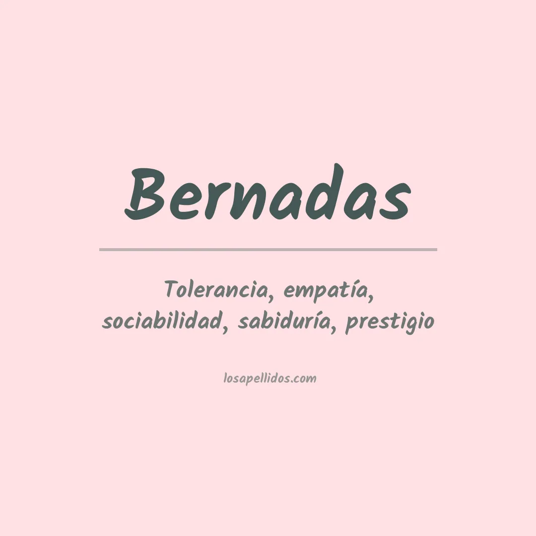 Apellido Bernadas