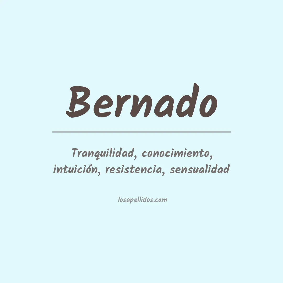 Apellido Bernado
