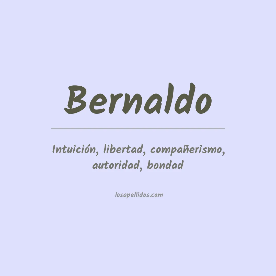 Apellido Bernaldo