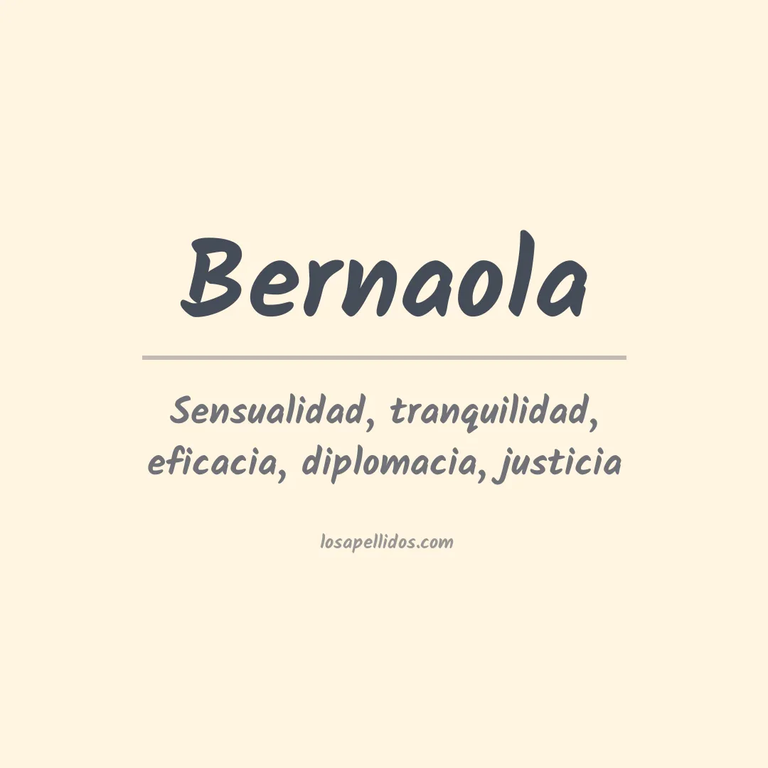 Apellido Bernaola