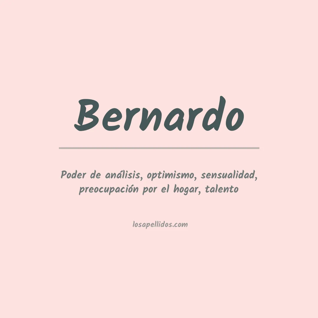 Apellido Bernardo