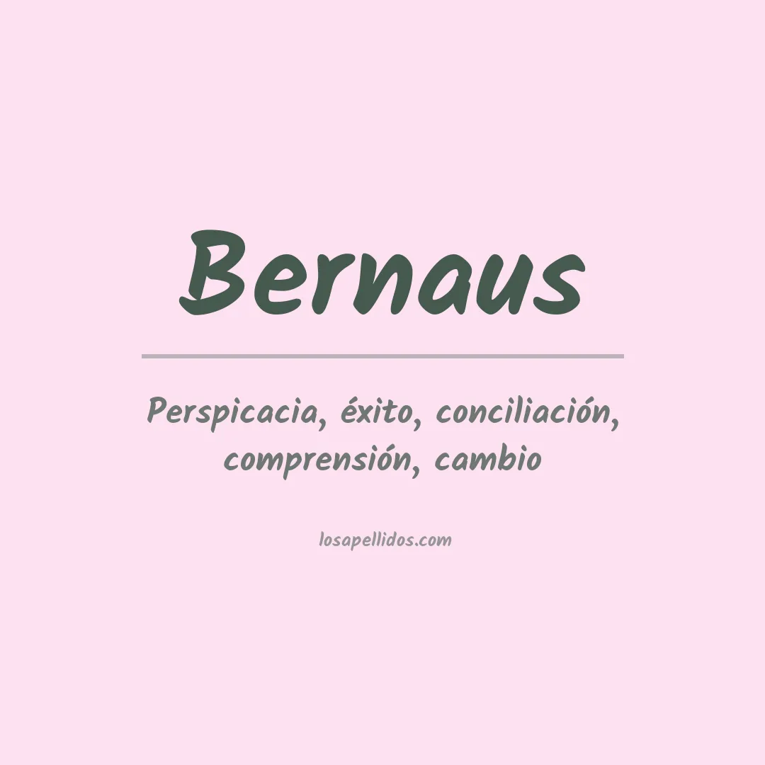 Apellido Bernaus