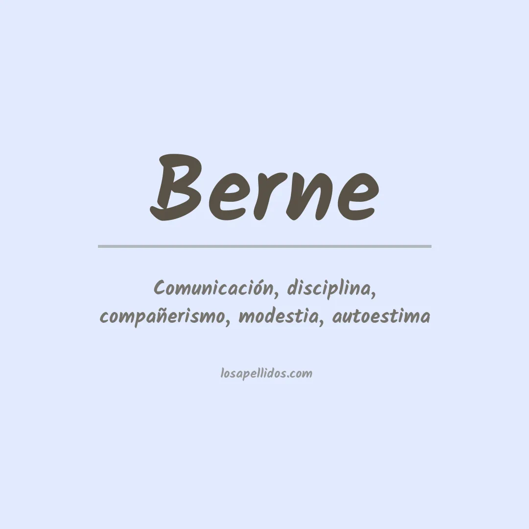 Apellido Berne
