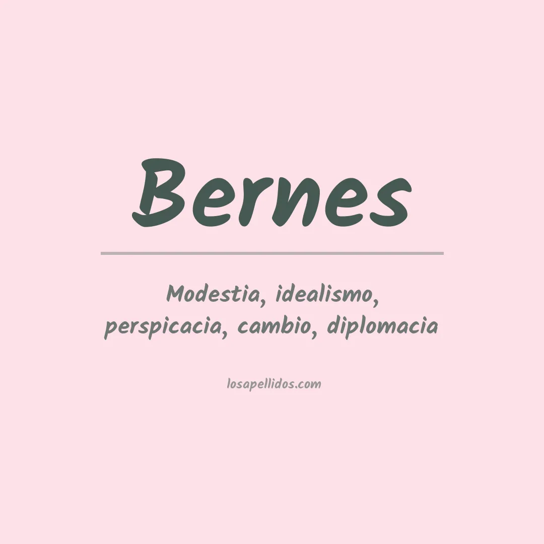 Apellido Bernes