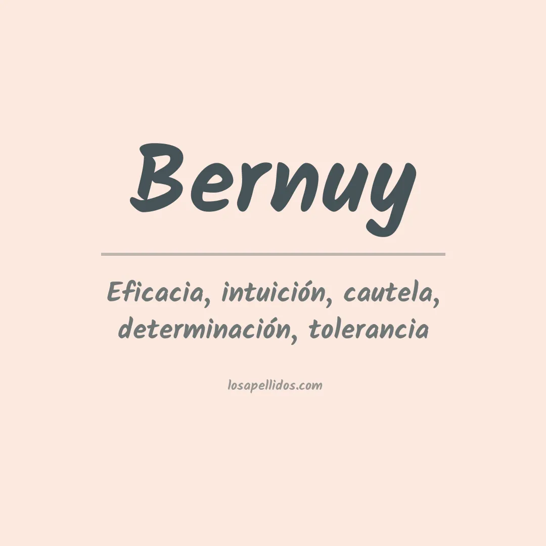 Apellido Bernuy