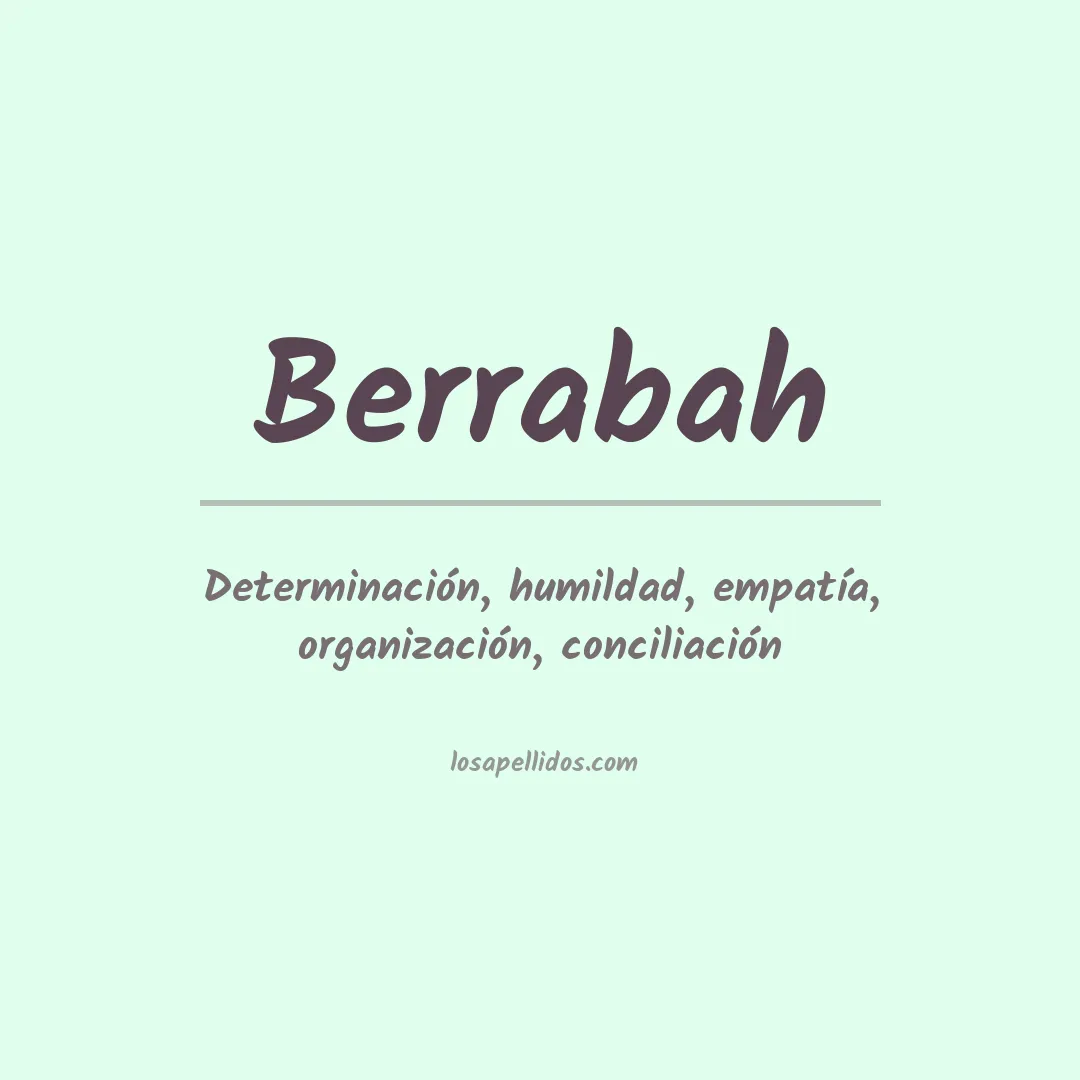 Apellido Berrabah