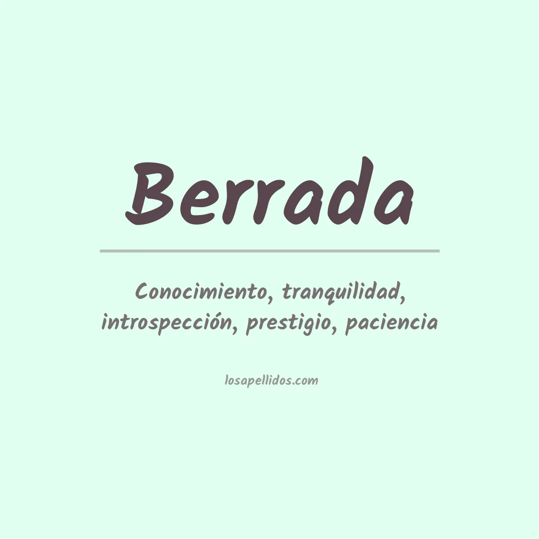 Apellido Berrada
